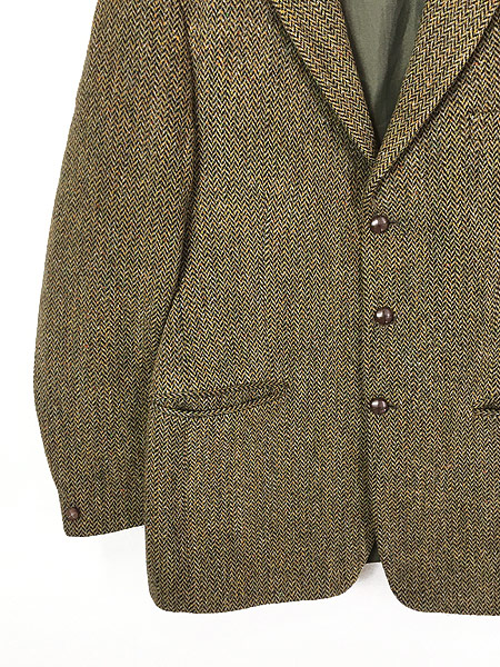 古着 70s Britain製 Dunn&Co × Harris Tweed カラフル ツイード