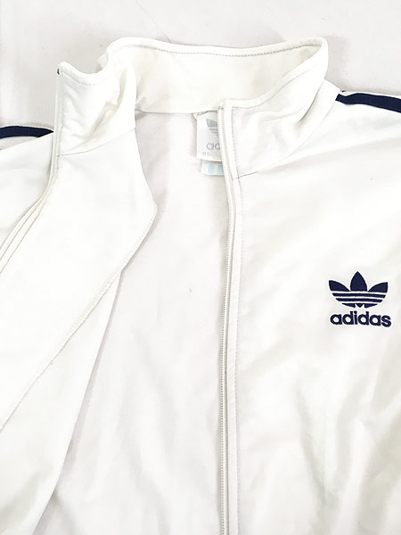 古着 90s adidas 3ストライプス 光沢 ファイヤーバード ジャージ ...