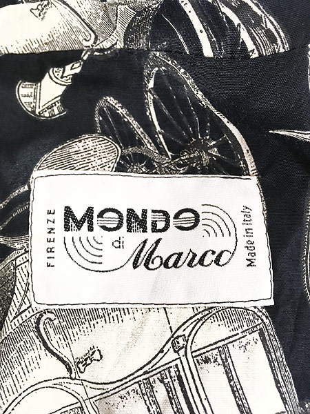 古着 80s イタリア製 MONDO di Marco 懐中時計 ライナー カシミア