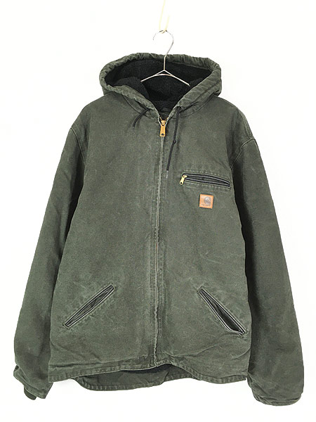 古着 00s Carhartt パイル ライナー デトロイト ダック ジャケット