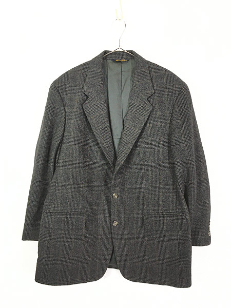 古着 USA製 Brooks Brothers 豪華 100% キャメルヘアー チェック テーラード ジャケット 43R 美品!! 古着【30off】  - 古着 通販 ヴィンテージ　古着屋 Dracaena ドラセナ