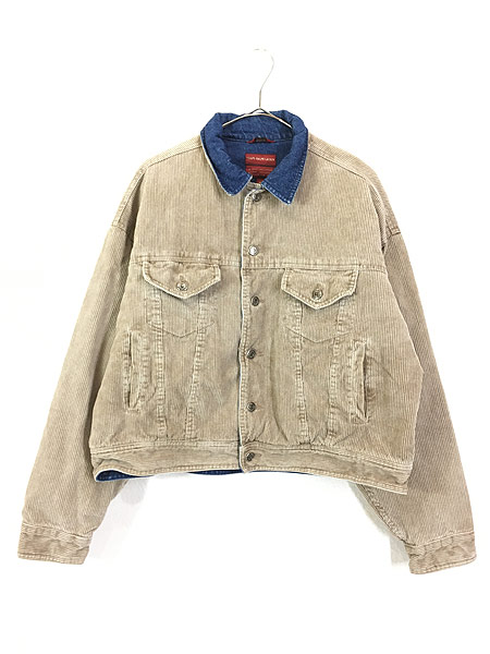 古着 80s CHAPS Ralph Lauren レア! デニム ライナー 太畝