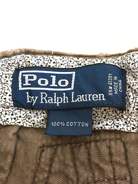古着 Polo Ralph Lauren 針刺し シンチ 太畝 コーデュロイ パッチ