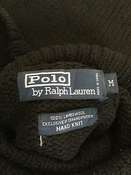 古着 Polo Ralph Lauren 犬 ワンちゃん 上質 タートルネック ハンド