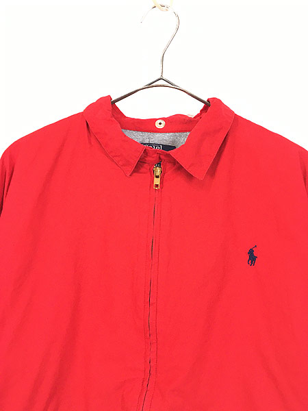 古着 90s USA製 Polo Ralph Lauren 裏地フリース コットン スウィング