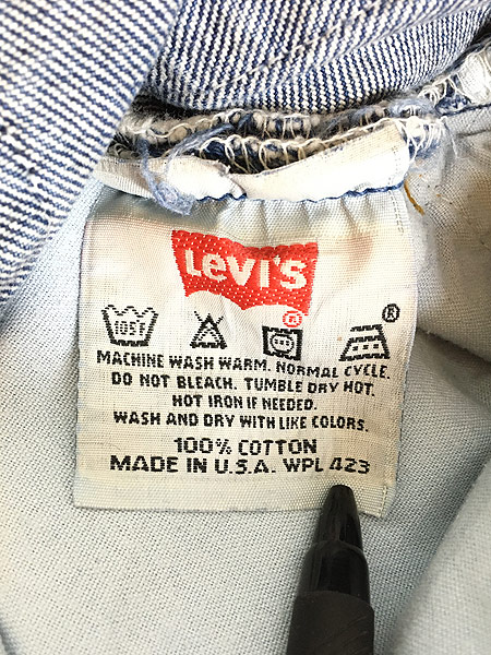 古着 00s USA製 Levi's 501 濃紺 デニム パンツ ジーンズ ストレート