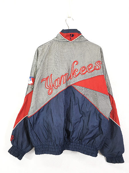 古着 90s MLB New York Yankees ヤンキース メッシュ クレイジー