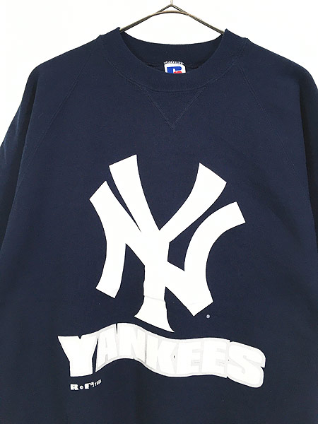 90’s NY Yankees ロゴスウェット アメリカ製 MLB ヤンキース