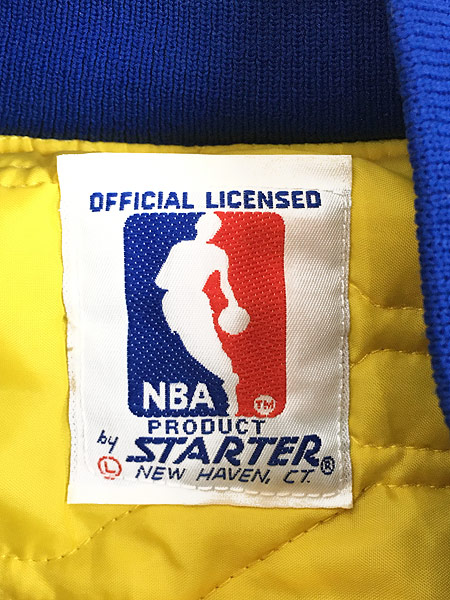 古着 80s USA製 Denver Nuggets ナゲッツ 光沢 ナイロン パデット