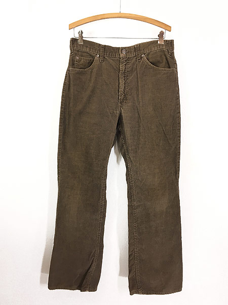 Levis リーバイス パンツ 80s 517 フレア コーデュロイ パンツ ベージュ 詳細参照(W36位) vintage ヴィンテージ ボトムス ズボン 【メンズ】