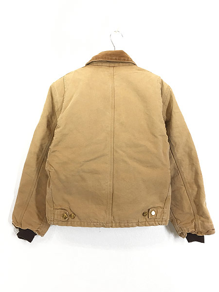 古着 80s Carhartt 防寒 パデット ブラウン ダック トラディショナル