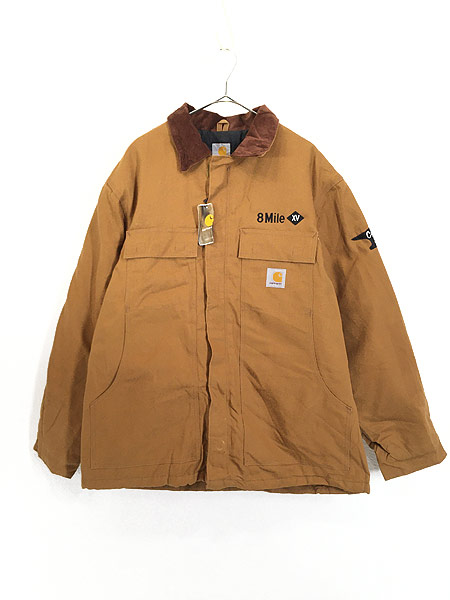 Deadstock」 古着 Carhartt 「8Mile」 ブラウン ダック パデット