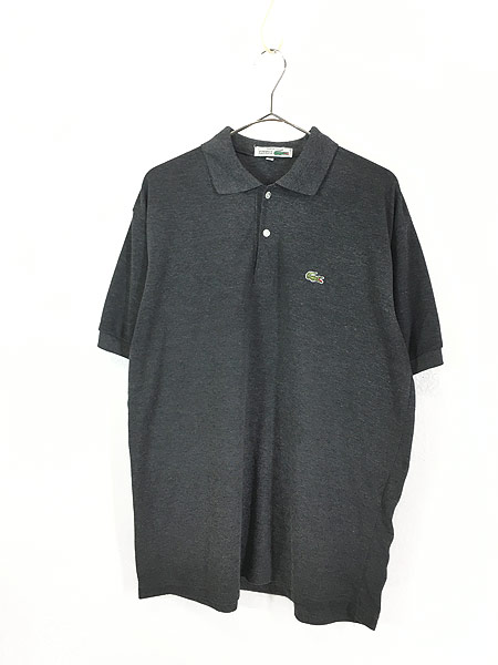 古着 80s フランス製 CHEMISE LACOSTE フレラコ ワニ ワッペン カノコ