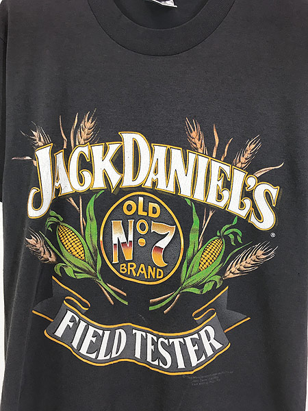 古着 80s USA製 Jack Daniel's ジャック ダニエルジム ウイスキー ロゴ 