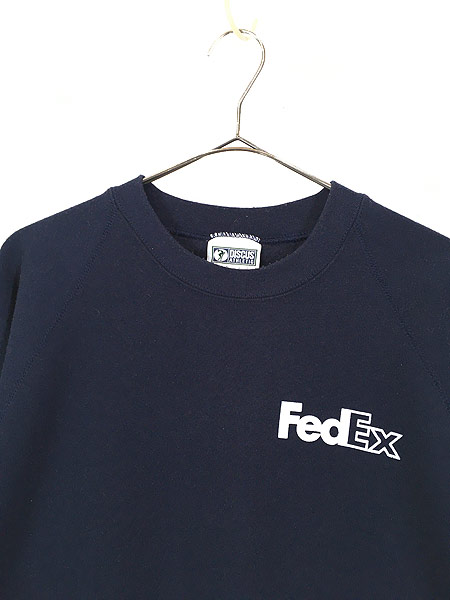 美品 90s FedEx フェデックス メンズ スウェット USA製  L L