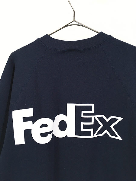 FedEx フェデックス 企業ロゴ スウェット 古着 輸入 US トレーナー-