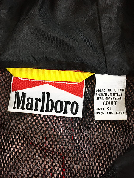 古着 90s Marlboro マルボロ 比翼 シェル マウンテン パーカー