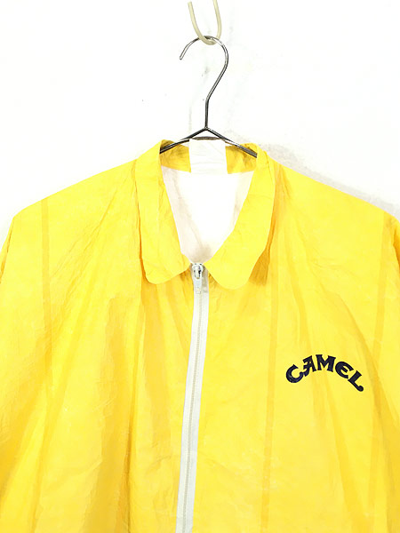 古着 90s CAMEL キャメル Tyvek素材 ペーパー ジャケット ブルゾン 紙