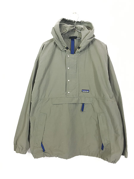 古着 90s USA製 Patagonia スナップ 軽量 シェル パッカブル