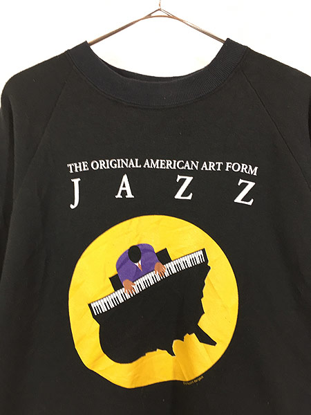 古着 90s USA製 「JAZZ」 ジャズ ピアノ アート ミュージック ...