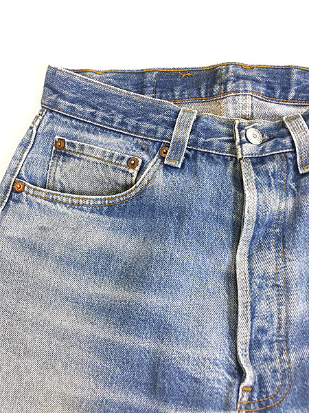 古着 80s USA製 Levi's 501-0115 Care入り デニム パンツ ジーンズ