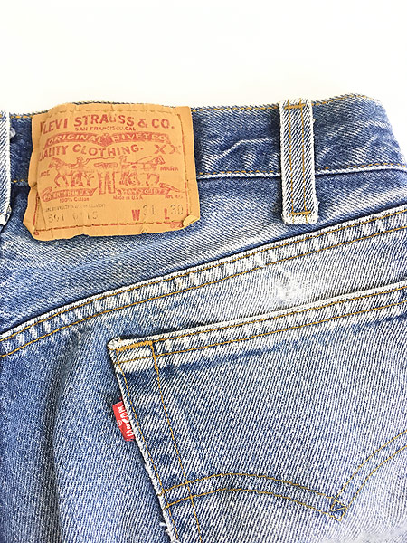 古着 80s USA製 Levi's 501-0115 Care入り デニム パンツ ジーンズ