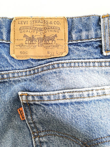 モデル Levi's 濃紺 W33 赤文字 R2F16-m67662126398 90s USA製 505