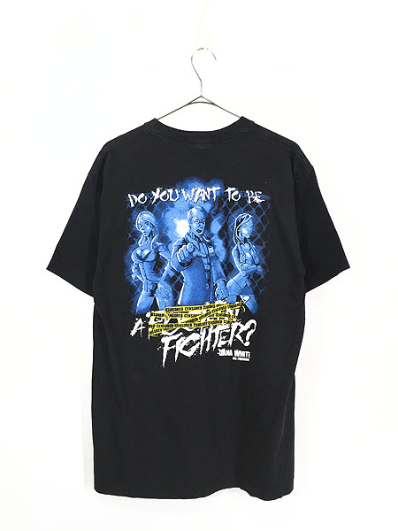 古着 90s USA製 TAPOUT 「Fighter?」 UFC Dana White 格闘技