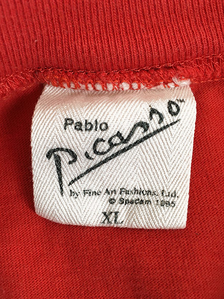 古着 90s USA製 PICASSO 「Large Heads 1969」 キュビズム アート Tシャツ XL 美品!! 古着 - 古着 通販 ヴィンテージ 古着屋 Dracaena ドラセナ