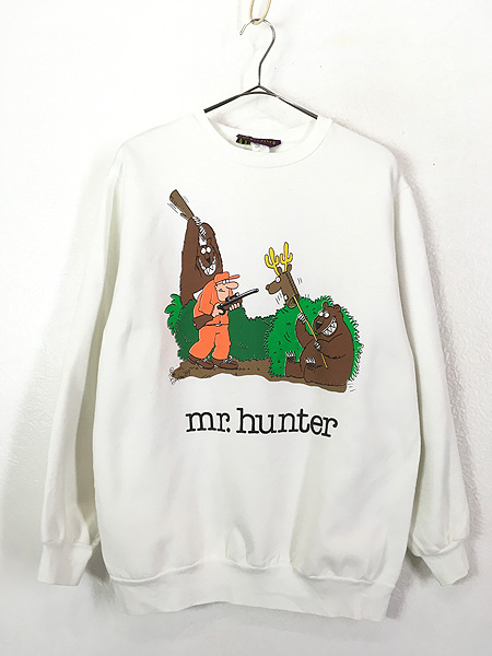 古着 80s USA製 「mr.hunter」 ヒト × クマ シュール ポップ アート ...