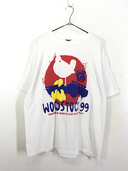 古着 90s Woodstock 99 豪華 ミュージック ロック フェス Tシャツ XL 古着 - 古着 通販 ヴィンテージ　古着屋  Dracaena ドラセナ