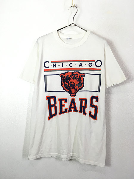 古着 80s USA製 Champion NFL Chicago Bears ベアーズ BIG プリント Tシャツ L 古着【10off】 - 古着  通販 ヴィンテージ　古着屋 Dracaena ドラセナ
