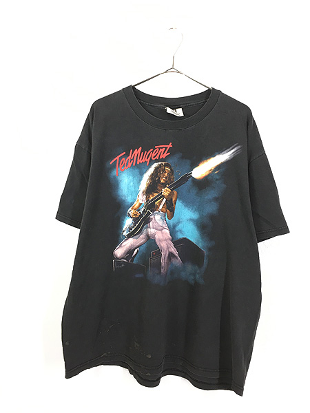 古着 90s Ted Nugent 「Weekend Warrior」 ヘヴィ メタル ハード ロック Tシャツ XL 古着【10off】 - 古着  通販 ヴィンテージ　古着屋 Dracaena ドラセナ