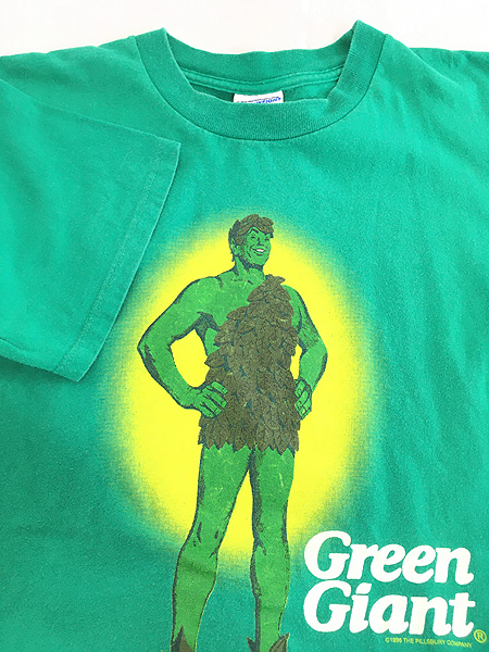 古着 90s Canada製 Jolly Green Giant グリーン ジャイアント BIG