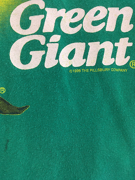 古着 90s Canada製 Jolly Green Giant グリーン ジャイアント BIG