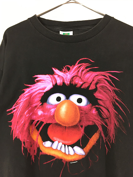 古着 90s USA製 The Muppet Show Animal アニマル BIG フェイス