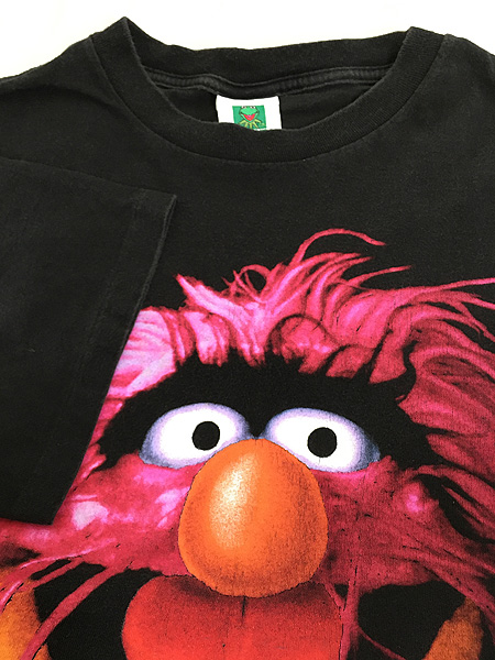 古着 90s USA製 The Muppet Show Animal アニマル BIG フェイス