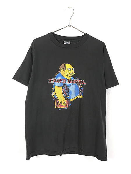 古着 90s USA製 The Simpsons シンプソンズ Comic Book Guy ジェフ Tシャツ M 古着 - 古着 通販 ヴィンテージ　 古着屋 Dracaena ドラセナ