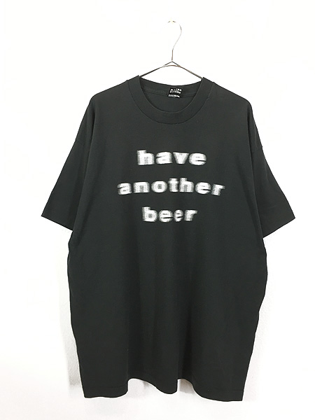 古着 80s USA製 「have another beer」 ビール ドット メッセージ T