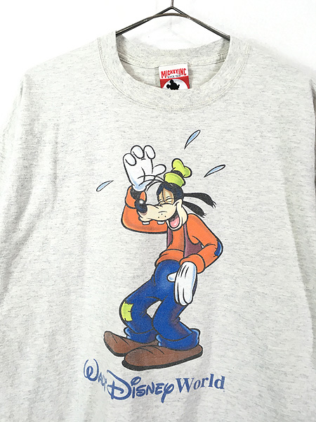 古着 90s USA製 Disney Goofy グーフィー BIG プリント Tシャツ L 古着 ...