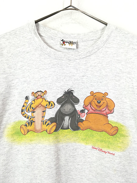 【レア】 90s USA製 クラシック プーさん Tシャツ  生成りクラシックプーさんPooh