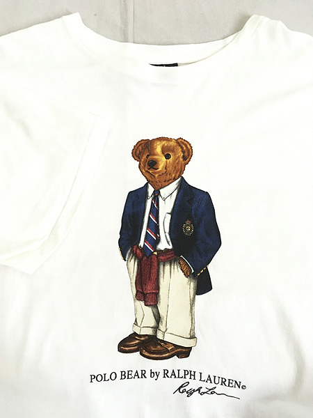 古着 90s Polo Ralph Lauren 「POLO BEAR」 プレッピー ポロベア