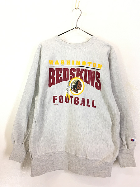 古着 90s Champion Reverse Weave 「REDSKINS」 4段 フットボール