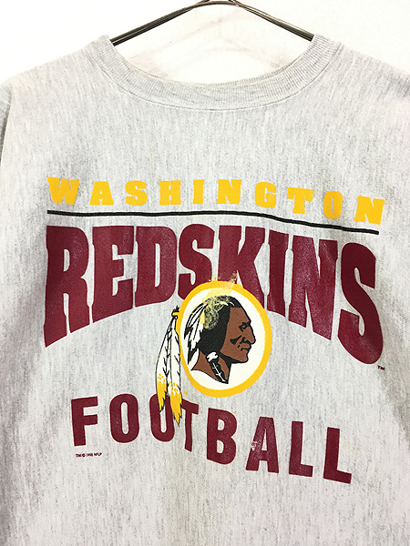 古着 90s Champion Reverse Weave 「REDSKINS」 4段 フットボール