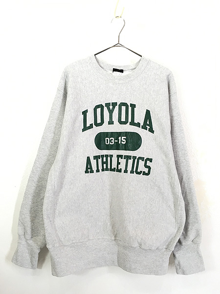 古着 90s USA製 CAMBER 「LOYOLA」 リバースタイプ 肉厚 ヘビー