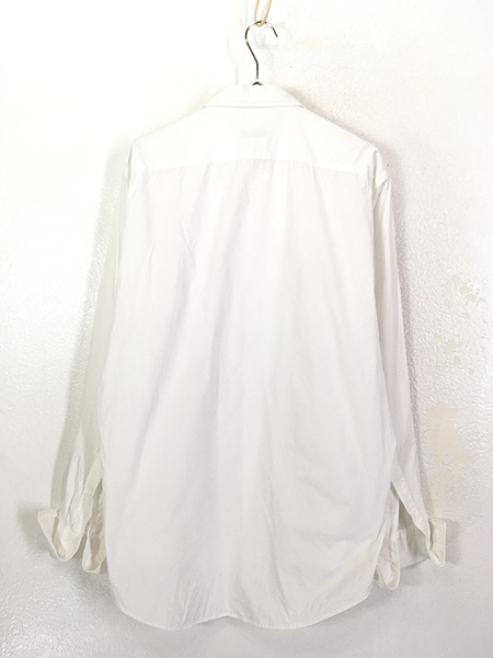 古着 90s Christian Dior ホワイト プリーツ ドレス シャツ 15 古着②