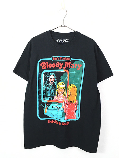 古着 STEVEN RHODES 「Bloody Mary」 絵本 ホラー アート Tシャツ L ...