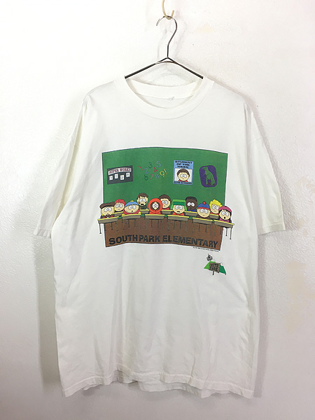 古着 90s SOUTH PARK サウスパーク アニメ キャラクター Tシャツ L位