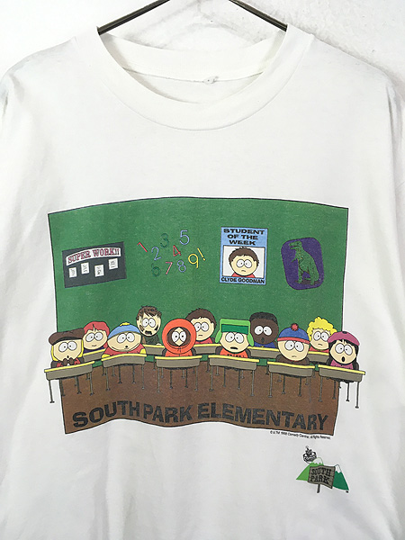 古着 90s SOUTH PARK サウスパーク アニメ キャラクター Tシャツ L位