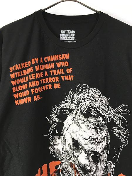 【悪魔のいけにえ】新品 テキサスチェーンソー レザーフェイス ホラー Tシャツ